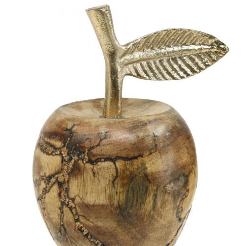 Floristik24 Tafeldecoratie hout appel hout decoratie deco appel hout H11 cm Ø6.5cm 2st