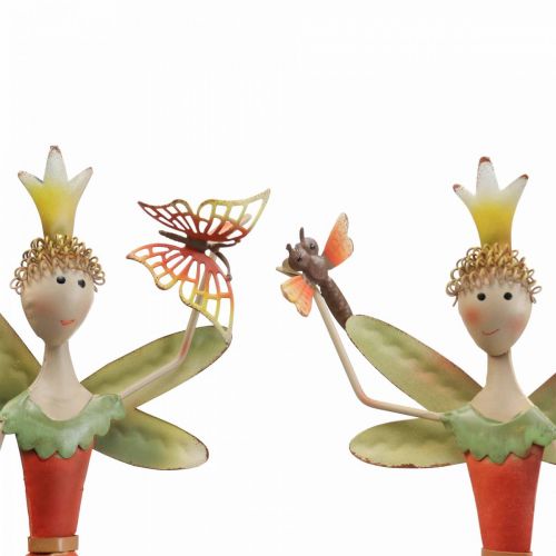 Artikel Tafeldecoratie lentebloem elf metaaldecoratie fee 16×12×38cm 2st