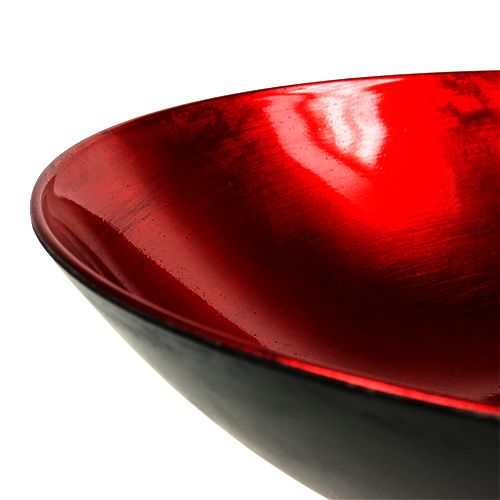 Floristik24 Tafeldecoratie schaal rood Ø28cm kunststof