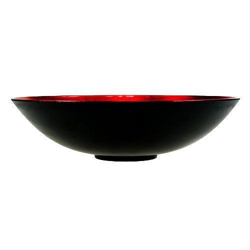 Floristik24 Tafeldecoratie schaal rood Ø28cm kunststof