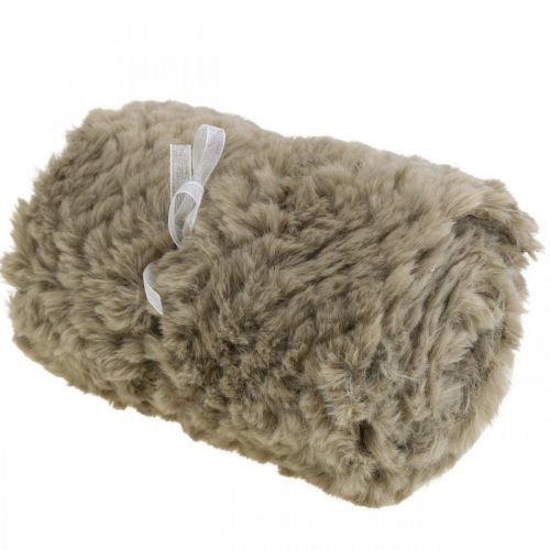 Floristik24 Tafelloper imitatiebont bruin, tafelloper, decoratief bont 15×200cm