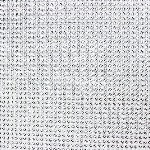 Floristik24 Tafelloper met pailletten lichtzilver B25cm L228cm