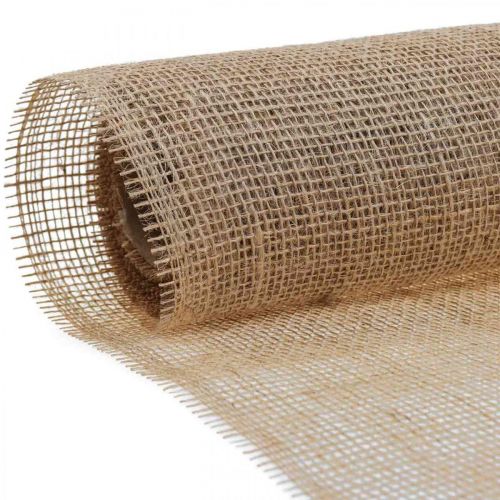 Floristik24 Tafelloper jute juteband tafelband naturel B30cm L5m