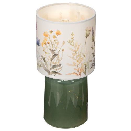 Artikel LED-tafellamp met bloemenpatroon voor stijlvolle woonkamerverlichting, 23 cm