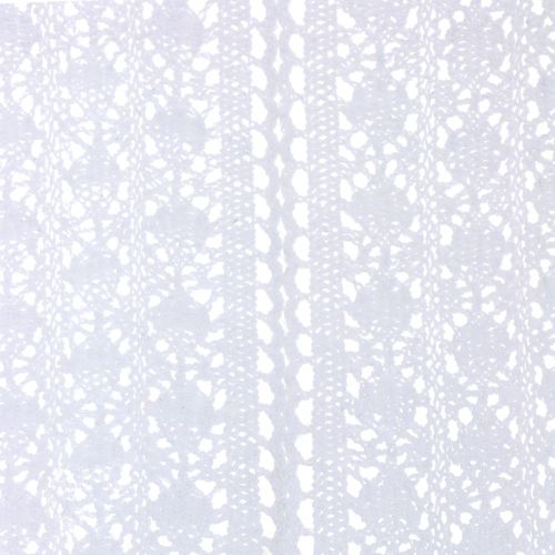 Floristik24 Tafelloper gehaakt kant wit 30cm x 140cm
