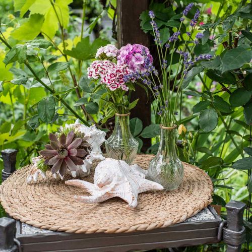 Floristik24 Tafelmat rond Ø40cm zeegras naturel placemat tafeldecoratie