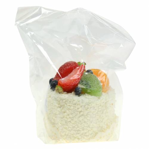 Floristik24 Decoratieve taartjes met fruit aardbeien eten replica 7cm