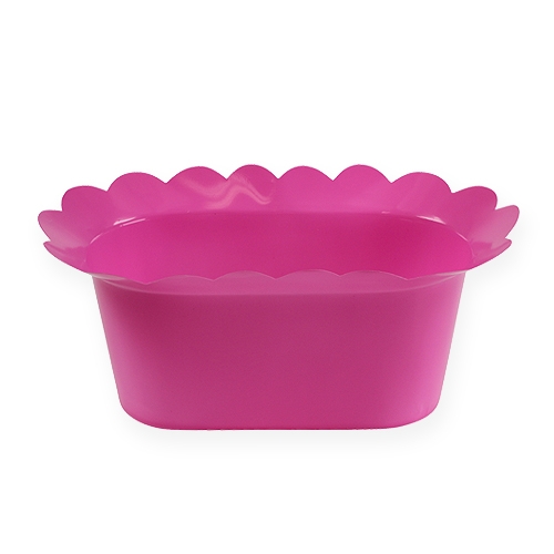 Floristik24 Kunststof pot ovaal gekleurd 23cm 10st