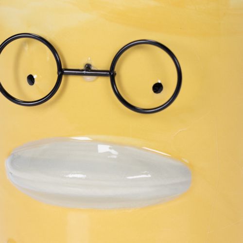 Artikel Cilindrische decoratieve keramische vaas in de vorm van een eend voor een stijlvol huis, 13 cm, 2 stuks