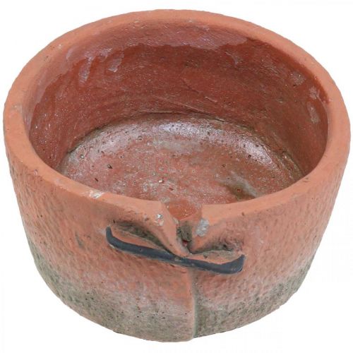 Betonnen bloempot cachepot terracotta pot Ø18,5cm H10,5cm