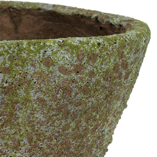 Floristik24 Pot mossy grijs Ø16cm H13,5cm 1p