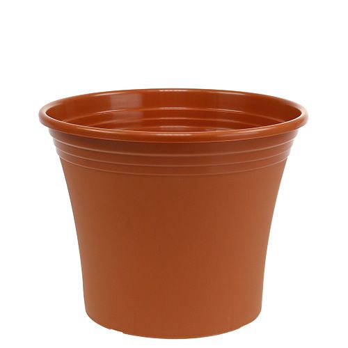 Floristik24 Pot “Irys” kunststof terracotta Ø25cm H21cm, 1 st