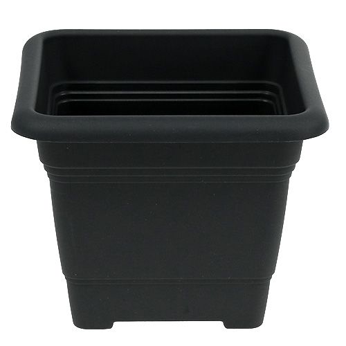 Floristik24 Pot “Nora” 33cm x 33cm H26cm antraciet 1 stuk