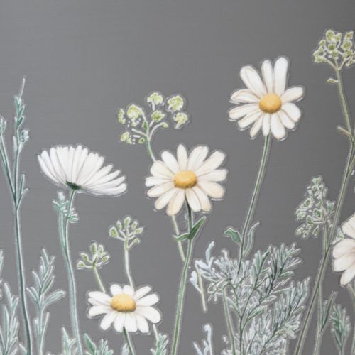 Artikel Bloempot met verfijnd bloemenmotief, praktisch voor op balkon of terras, 15 cm, 3 stuks