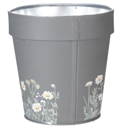 Artikel Bloempot met bloemenpatroon voor moderne huis- en zomerse balkondecoratie, 13 cm, 4 stuks