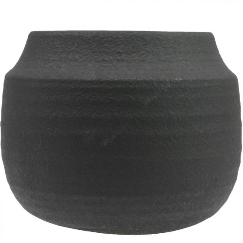 Artikel Bloempot Zwart Keramiek Ø23cm H19.5cm