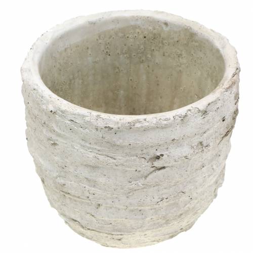 Floristik24 Bloempot antiek wit Ø14,5cm H13cm