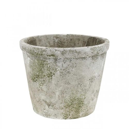 Floristik24 Bloempot antiek look plantenbak met patina beton Ø17.5cm H14cm