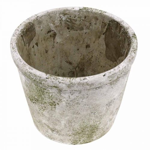 Floristik24 Bloempot antiek look plantenbak met patina beton Ø17.5cm H14cm