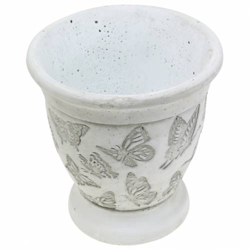 Floristik24 Bloempot plantenbak beker met vlinders Ø12.5cm H13cm 2st