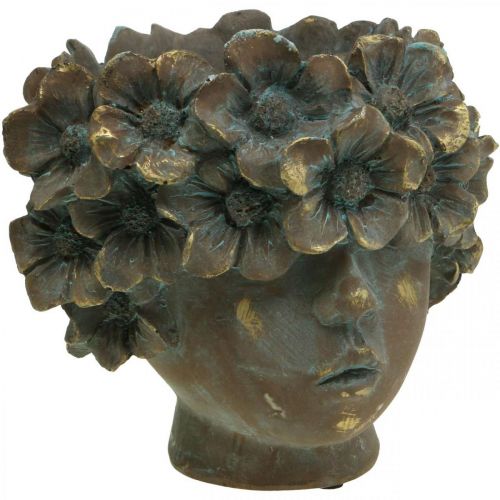 Floristik24 Plantenpot buste bloempot meisje met gezicht H19cm