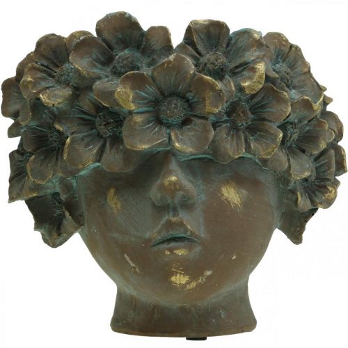 Floristik24 Plantenpot buste bloempot meisje met gezicht H19cm