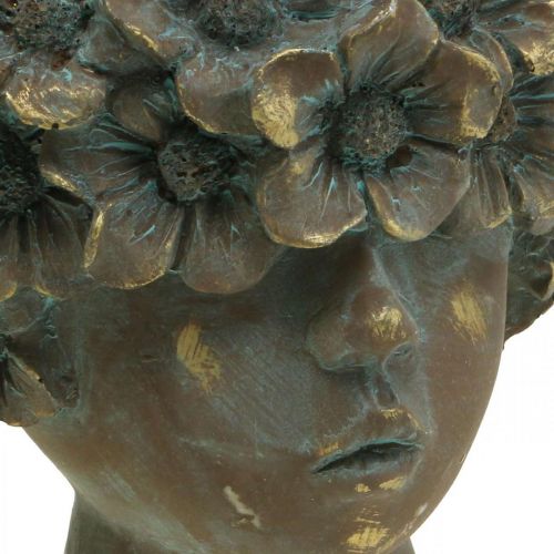 Floristik24 Plantenpot buste bloempot meisje met gezicht H19cm