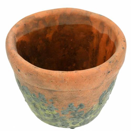 Floristik24 Plantenpot cachepot vintage naturel klei Ø8.5cm H7cm 4st