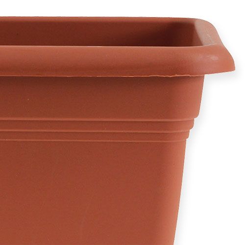 Floristik24 Bloempot "Nora" 14cm x 14cm H11cm terracotta, 1stuk