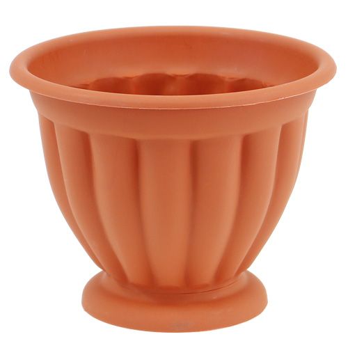 Artikel Pot met bodem kunststof terracotta Ø 15cm - 21cm, 1 st