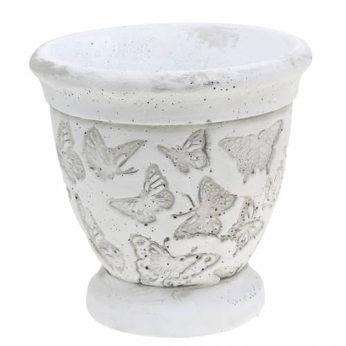 Floristik24 Plantenpot beker met vlinders Ø11cm H10cm 6st