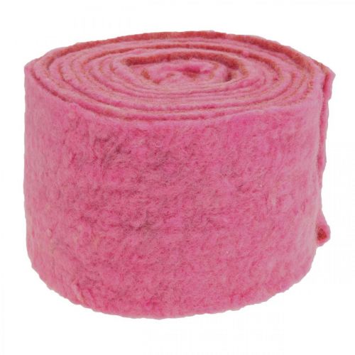 Floristik24 Viltband, potband, wolvilt roze, oranje gemêleerd 15cm 5m