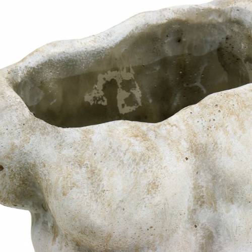 Floristik24 Bloempot torso mannelijk grijs 19 × 13.5cm H28cm