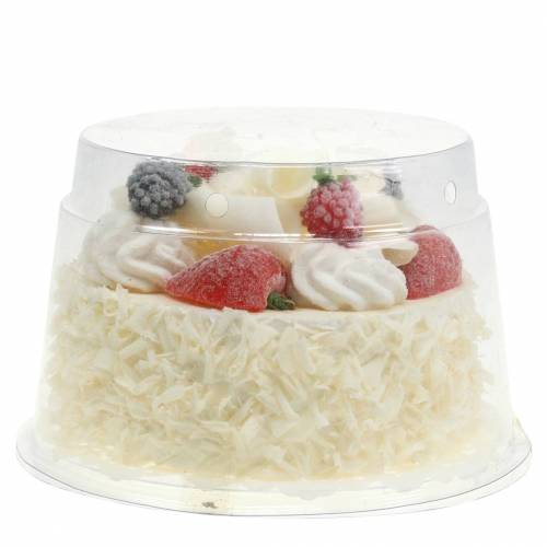 Floristik24 Kunstroomtaart met bessen Ø15cm H11.5cm