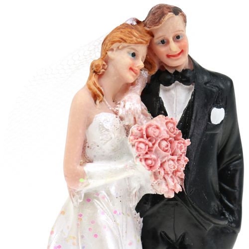 Artikel Taartfiguur bruid en bruidegom 13cm