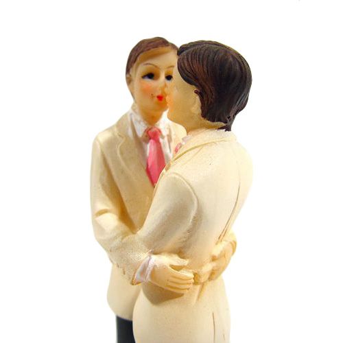 Floristik24 Taartfiguur mannelijk stel 12,5cm