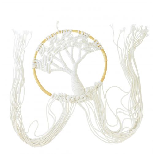 Artikel Dromenvanger macrame wanddecoratie levensboom boho Ø28cm H92cm