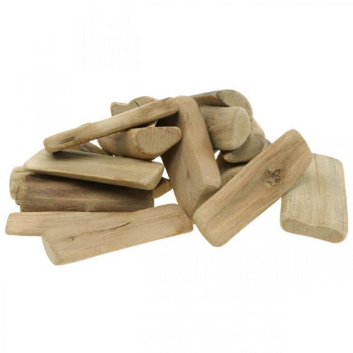 Drijfhout natuur, maritiem decoratie hout L8cm 250g