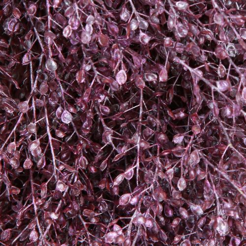 Artikel Droogbloemenkrans paars metallic krans Lepidium Ø33cm
