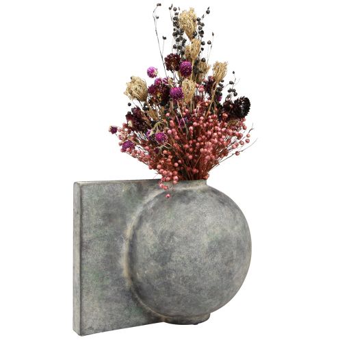 Floristik24 Droogbloemen paarse klaver strobloemen vlas dille 35cm 150g