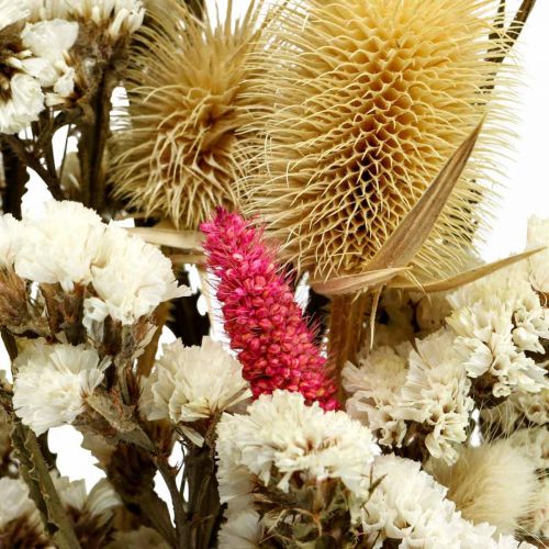 Floristik24 Droogbloemenboeket strobloemenboeket distel 40–45cm