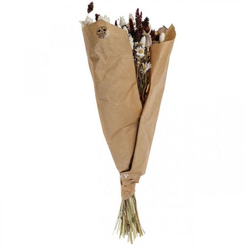 Floristik24 Boeket droogbloemen zomerdecoratie droogbloemen 58cm