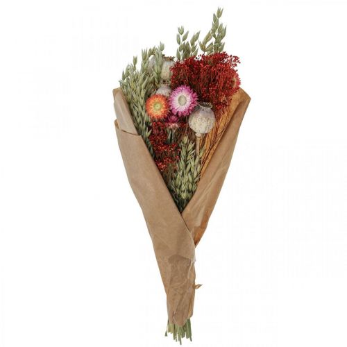 Artikel Boeket droogbloemen Boeket weidebloemen Rood H50cm 150g