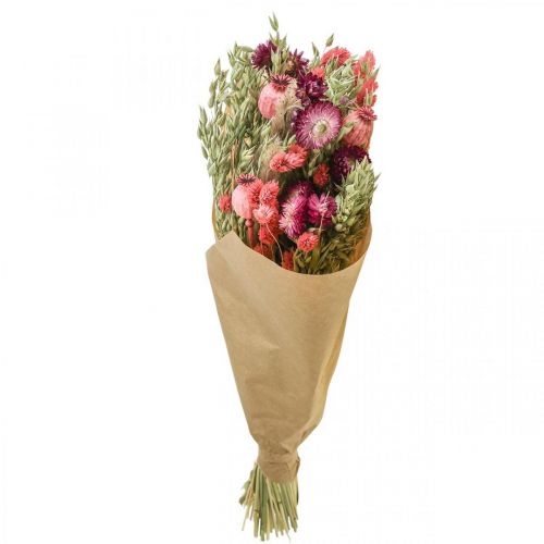 Artikel Boeket droogbloemen strobloemen graanpapaver capsule Phalaris zegge 55cm