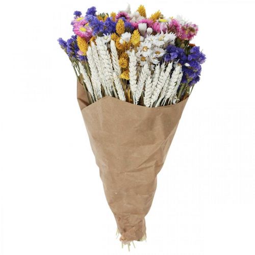Floristik24 Droogbloemenboeket strobloemen strandlavendel Phalaris korrel 55cm