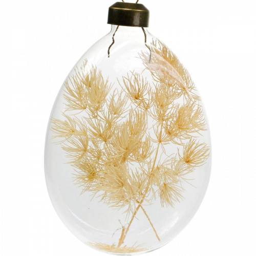 Floristik24 Droge grassen in een flacon om driekleurig droog decoratieglas op te hangen 3st