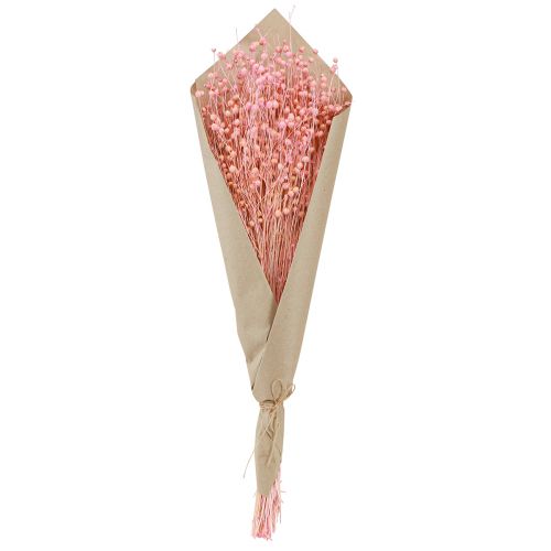 Artikel Droog Gras Gedroogd Vlas Lichtroze H50–55cm 80g