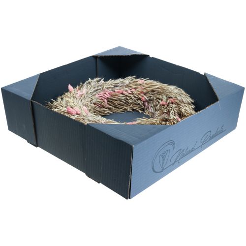 Floristik24 Droogkrans haver phalaris krans naturel roze Ø44cm