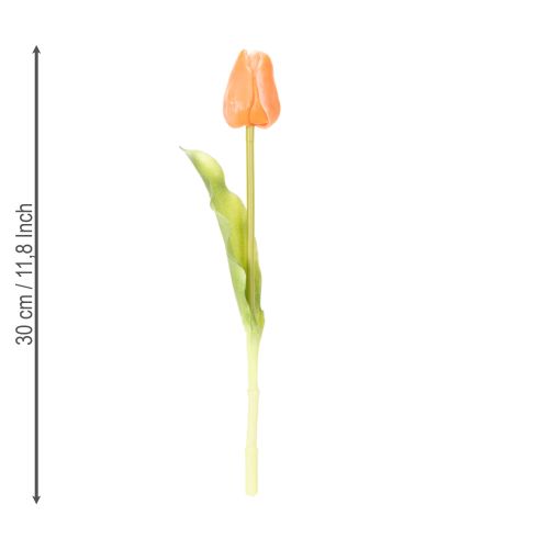 Artikel Kunstmatige tulpen voor lentedecoratie, woonkamer en keuken, met een levensechte uitstraling, 30 cm, 7 stuks