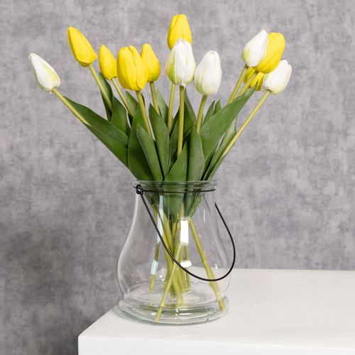 Artikel Kunstmatige tulpen voor een realistische lentedecoratie in de woonkamer of op kantoor, 40 cm, 7 stuks